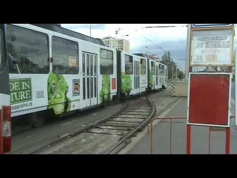 Pražské vozy typu tatra KT8D5   Prague Tatra cars of type KT8D5