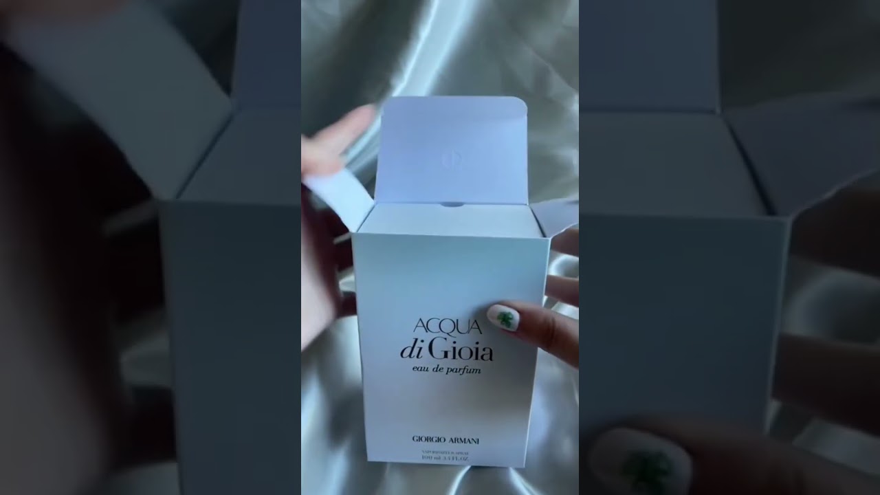 Giorgio Armani Aqua Di Gioia Perfume Unboxing #perfumeunboxing #summerperfumes