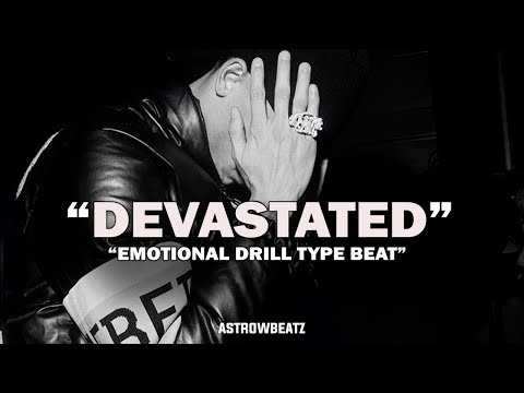 [FREE] Sad Melodic Drill x Central Cee x Lil Tjay Type Beat 2025 - "DEVASTATED" | Sad Vocal Drill