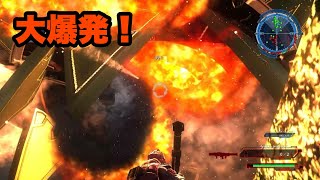 【Switch2★地球防衛軍5】宇宙船撃ち落とす爆発が凄すぎる！！！！Switch2で処理落ちなしとか