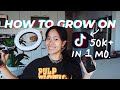 HOW TO GROW ON TIK TOK IN ONE MONTH How I Grew To 50 000 Followers In My First Month On Tik Tok