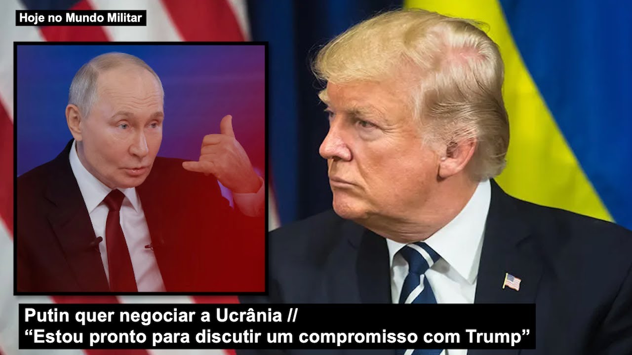 Putin quer negociar a Ucrânia “Estou pronto para discutir um compromisso com Trump”