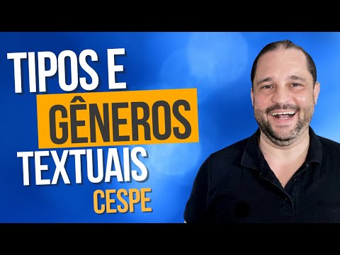 RECONHECIMENTO DE TIPOS E GÊNEROS TEXTUAIS: CESPE