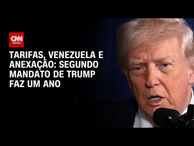 Governo Trump completa um ano com tarifas, ataque à Venezuela e ameaça de anexação | CNN 360º