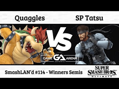 SmashLAN'd 114: Quaggles (Bowser) vs. SP Tatsu (Snake) - Winners Semis