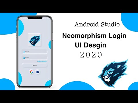 Neomorphism ui design | Login UI in Android Studio 2020 | Soft UI