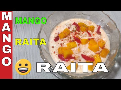 Mango Raita Recipe || How To Make Mango Raita
