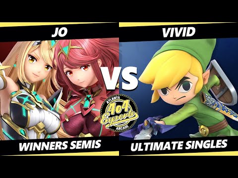4o4 Smash Night 44 Winners Semis - Jo (Pyra Mythra) Vs. Vivid (Toon Link) SSBU Ultimate Tournament