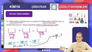 TYT Kimya Çözeltiler Çözelti Derişimleri