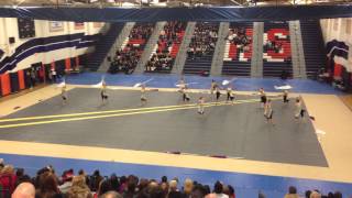 2013 Liberty HS Winter Guard @ Riverside