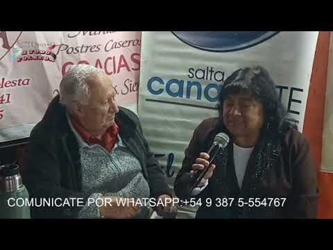 Palabras emotivas de la directora Estela Guaimas en Campo Quijano a todo Folklor
