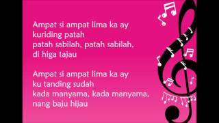 Download lagu Lagu Daerah Kalimantan Selatan - Ampat Si Ampat Lima (Lirik) mp3 Download lagu Lagu Daerah Kalimantan Selatan - Ampat Si Ampat Lima (Lirik) mp3