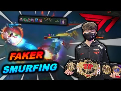 🔥FAKER SMURFING WITH AHRI🔥T1 KDF LCK REACTION