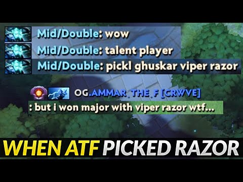 Do not blame ATF for his Razor mid last pick
