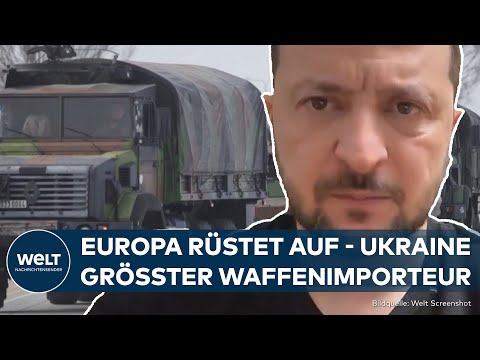 WAFFENLIEFERUNGEN UKRAINE: Kein Land erhält mehr Waffen – Europas Rüstungsexporte steigen rasant!