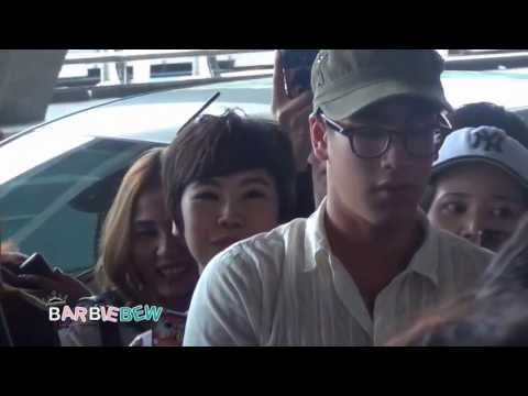130807 Nadech at Suvarnabhumi Airport