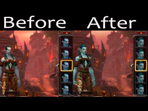 Faces of the New Female Troll Model - Before and After [WoD Beta]
