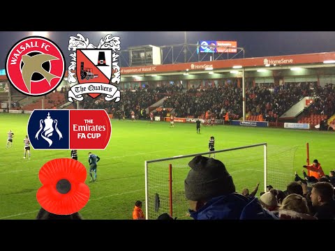 WALSALL VS DARLINGTON *VLOG*! FA CUP 1ST ROUND DRAMA!