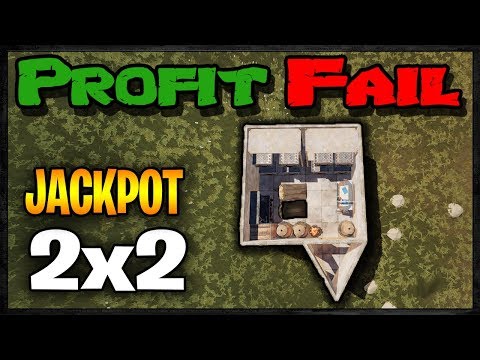 JACKPOT Raiding  a 2x2 BASE on Wipeday  - Profit or Fail | Rust Vanilla