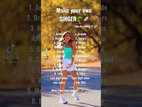 make your own singer!|Hashtags: #motivation #imagine #fitnessmotivation||tips.by.emmy🐬🌈