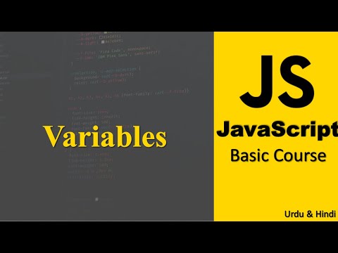 Variables in JavaScript | JavaScript Complete Course in Urdu Hindi