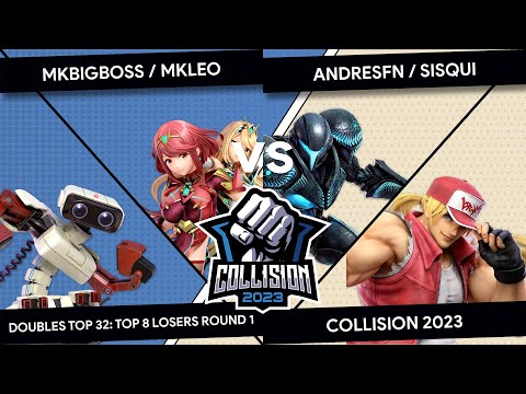 Collision 2023 - MKBigBoss / MkLeo (Red) VS AndresFn / Sisqui (Blue) - Top 32 - Losers R1