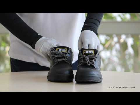 Buff Oily Nubuck Leather JCB Drone Safety Shoes