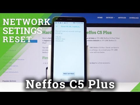 How to Restore Network Customization in Neffos C5 Plus - Reset Network Settings
