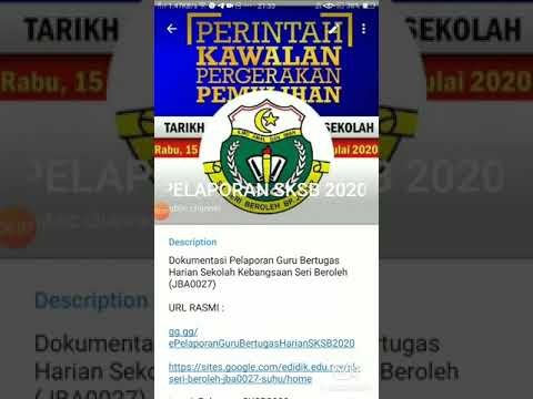 UNIT HEM SK SERI BEROLEH 2020 (PASCA COVID-19)