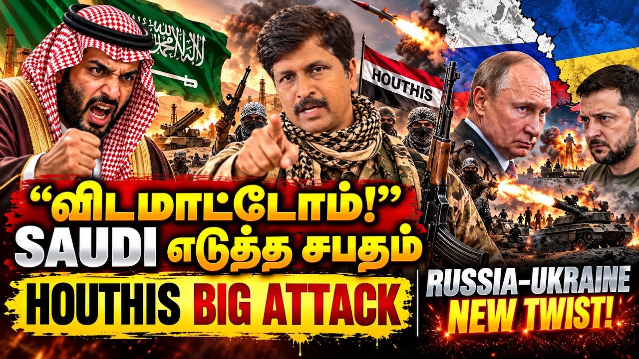 SAUDI எடுத்த சபதம் | HOUTHIS BIG ATTACK | RUSSIA–UKRAINE NEW TWIST!” Ravikumar Somu