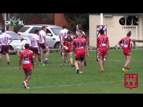 2018 CRRL - U18 Round 10 Highlights - Queanbeyan Kangaroos v Gungahlin Bulls