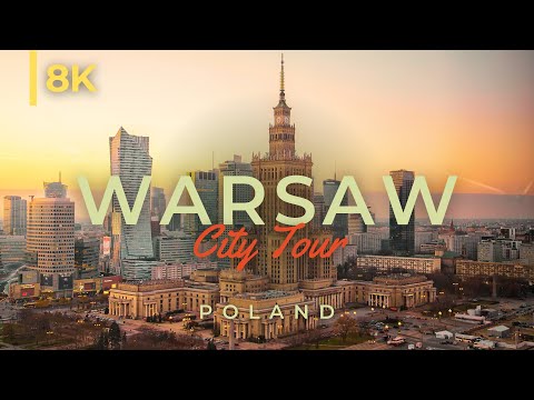 Varsóvia, Polônia: um tour virtual em espetacular 8K UHD
