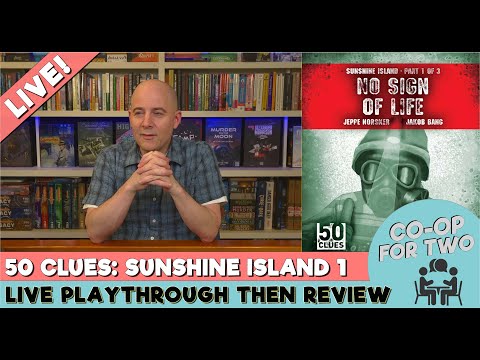 50 Clues: No Sign of Life - Sunshine Island Part 1 - Livestream Playthrough