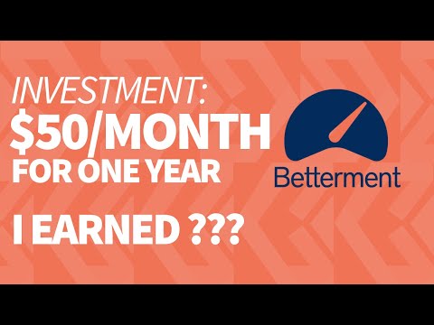 I Invested $50/Month with Betterment for One Year - Here's How Much I Made