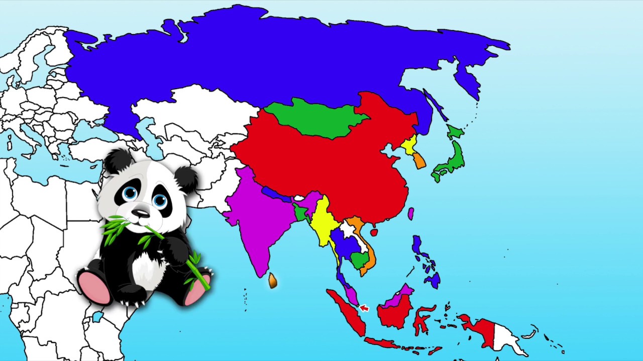 Asia geography memorization song