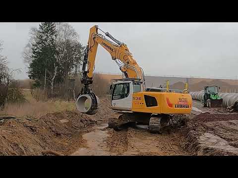 Grotemeier präsentiert: Raupenbagger R 936 von LIEBHERR im Mieteinsatz