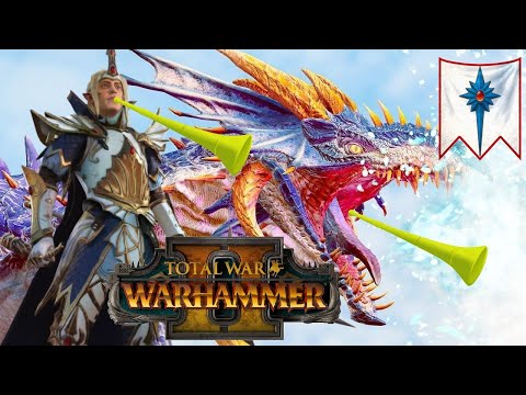 High Elves vs Tomb Kings - STAR DRAGON IMRIK | Total War: Warhammer 2