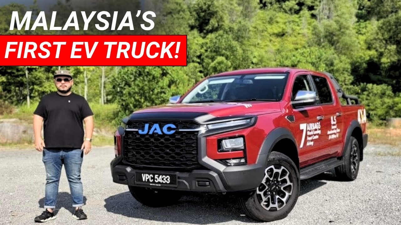 2025 JAC T9 EV Review (Malaysia) – First electric pickup truck tested!