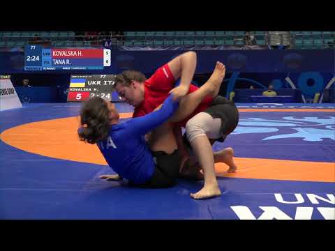 Round 2 Women's GP No-Gi - +71 kg: H. KOVALSKA (UKR) v. R. TANA (ITA)