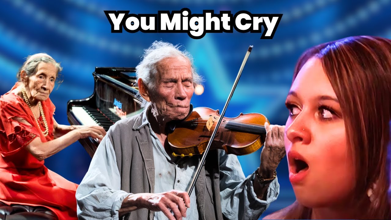 No One Could Stop Crying: Homeless 90-Year-Old Couple’s Duet Shakes the Stage 😭🎶 #ViralVideo