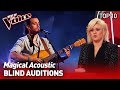 Incredible ACOUSTIC Blind Auditions in The Voice | TOP 10