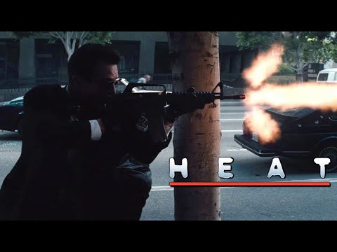 [4K 60FPS] Bank robbery scene | Heat (1995)