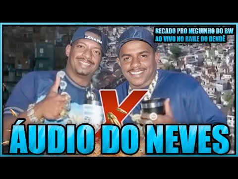 NEVES SENDS A MESSAGE TO NEGUINHO FROM BW LIVE AT THE DENDÊ BALL