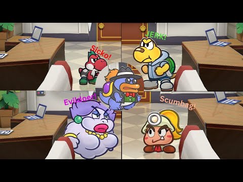 Paper Mario The Thousand Year Door - Partners reaction to Grubba