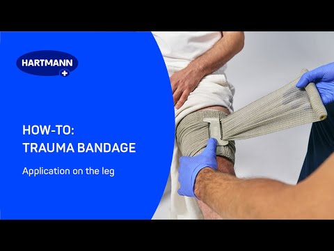 HOW-TO: TRAUMA BANDAGE – Application on the leg