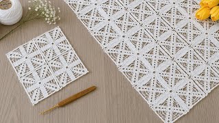 🤍An Incredibly Beautiful Favorite Crochet Motif🤍 How to Make This Unique Pattern
