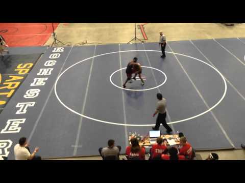 195 Darius Allen (St. Rita) F/S State Wrestleback Semifinals