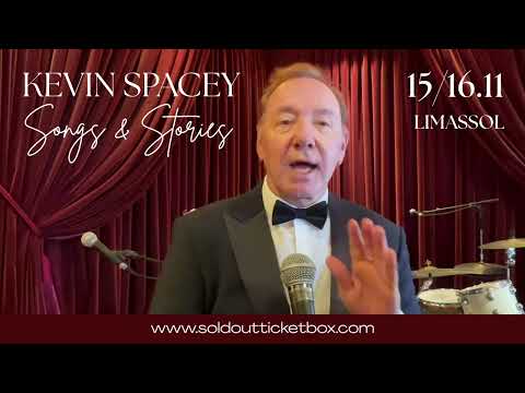 KEVIN SPACEY IN CYPRUS WITH THE NEW MUSICAL SHOW "SONGS & STORIES"!