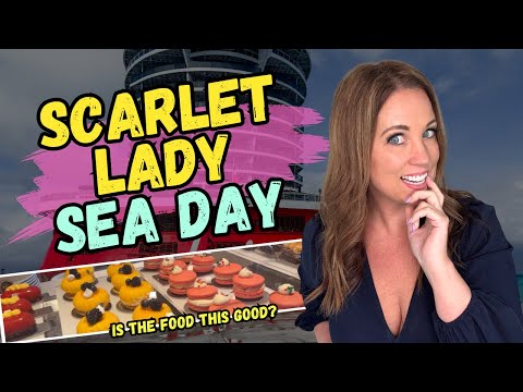 Scarlet Lady Sea Day & Galley Tour: Virgin Voyages Food, Coffee & Room Service Hack!