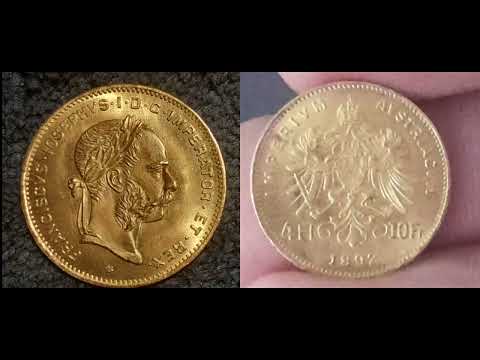 Austria 4 florins, 1892